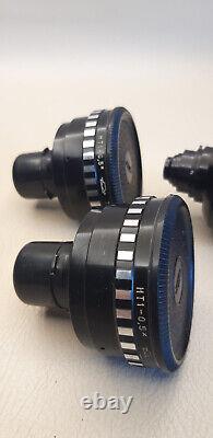 3 cine lenses HT1-0,5x HT1-2x HT 1 -0,5x movie Soviet USSR For Quartz M camera