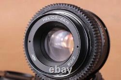 ANAMORPHIC BOKEH FLARE 44m? HELIOS 44 2/58mm Cine mod lens Canon EF mount