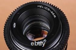ANAMORPHIC BOKEH FLARE? HELIOS 44 2/58mm Cine mod lens Canon EF mount