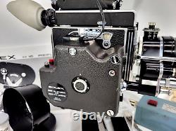 Bolex H16 Rex5 withESM Motor, Vario Switar 16-100mm, 400' mag, 3 lens+ FILM TESTED