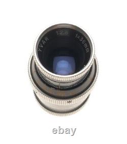 Bolex b8 twin lens cine camera Yvar filtin 12.8 f=12.5mm f=36mm parallax prisms