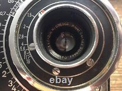 CLA'd Siemens CII 16mm Film Cine Camera, Meyer Optimat f/1.5 20mm, 4x film cass