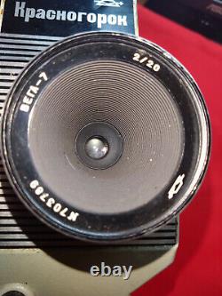 Camera Krasnogorsk Cine Movie 16mm VEGA-7 Lens Semiautomatic made in USSR