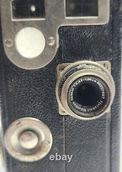 Cine Nizo 8E 1930's 8mm Vintage Movie Camera with Steinheil Munchen Cassar Lens