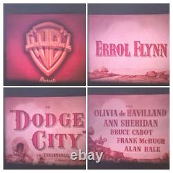 DODGE CITY 1939 SUPER 8 COLOUR SOUND 3 X 400ft 8MM CINE FILM ERROL FLYNN