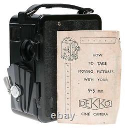 Dekko 9.5mm Cine Pathe Film Camera Body Only Bakelite Art Deco