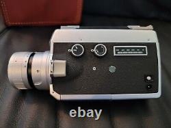 EXC TESTED WORKING Vintage Elmo 104 Super 8 Cine Film Camera & Case READ
