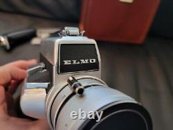 EXC TESTED WORKING Vintage Elmo 104 Super 8 Cine Film Camera & Case READ