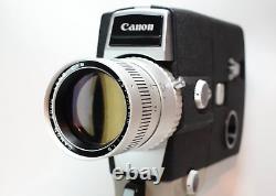 Exc +5 Canon Single 8 518 SV Auto Zoom 8mm Film Movie Cine Camera From JAPAN