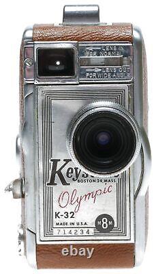 Keystone Olympic K-32 8mm Cine Movie Camera Elgeet f2.5