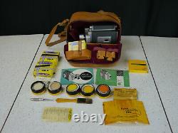 Kodak Cine Scopemeter Turret Camera f/1.9 Case Filters Film Tools Manuals Lot