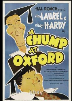 Laurel And Hardy A Chump At Oxford 1940 Super 8 B/w Sound 3x400ft Cine 8mm Film