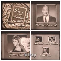 Love And Marriage Episode 21 Jealousy Nbc 1960 16mm Cine Film 1200ft B/w Sound