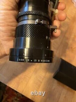 P Angénieux Zoom 10 X 15 B Vidicon Cine Motorized Movie Camera Lens France