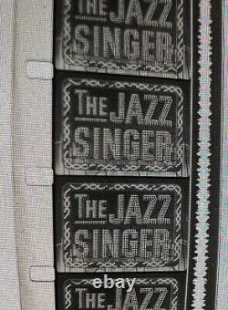 Rare Full 2-Reel Complete 16mm Cine Film THE JAZZ SINGER 1952 Black & W Print