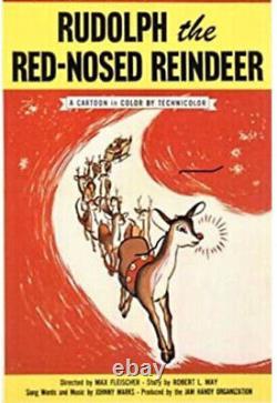 Rudolph Red Nosed Reindeer Grossman puppet 8mm SUPER 8 SOUND 200' 8MM CINE FILM