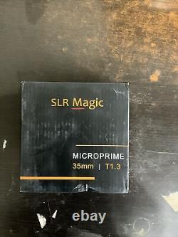 SLR Magic MicroPrime Cine 35mm T1.3 Large Aperture Lens for Sony-E Mount Camera
