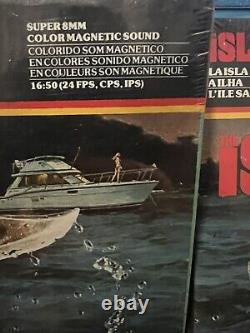SUPER 8 8mm MOVIE REEL ISLAND MICHAEL CAINE CINE FILM PART 1 & 2 NEW AND SEALED