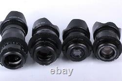 Set of 4 lenses HELIOS 44, Jupiter-9, Mir-1B, Jupiter-37A PL or your choice