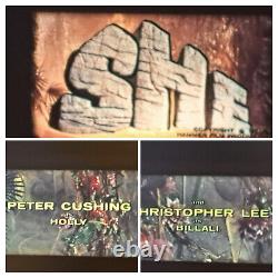 She 1965 16mm Cine Film Colour Sound Feature Hammer Cushing Lee Andress Ib Tech