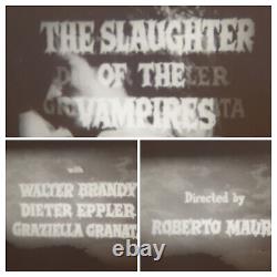 Slaughter Of The Vampires Standard 8 B/w Sound Cine 8mm Film 4 X 400ft Feature