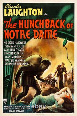 The Hunchback Of Notre Dame 1939 Super 8 B/w Sound 2 X 800ft Cine Film Feature