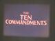 The Ten Commandments 80oft Super 8 8mm Colour Sound Cine Film Mini Feature