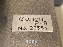 Vintage CANON P-8 8mm Movie Cine Film Camera From Japan EUC