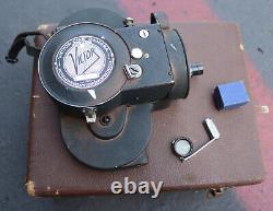 Vintage Victor Animatograph Cine 16mm Video Movie Camera Model 3 with F2.7 1 Lens