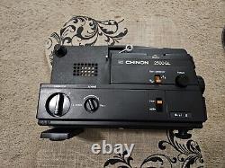 Vtg Chinon 2500GL Cine Film Projector In Box w plug cord Dual Super Reg 8