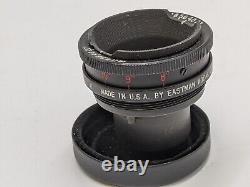 Vtg Kodak Cine Anastigmat F2.7 15mm Movie Film Camera Lens Defense Black USA